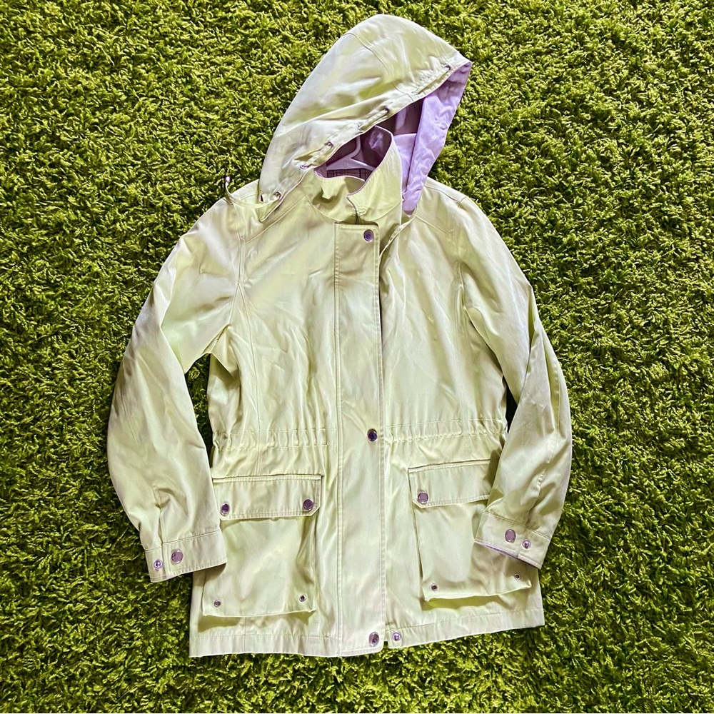 Spring Green Hooded Jacket